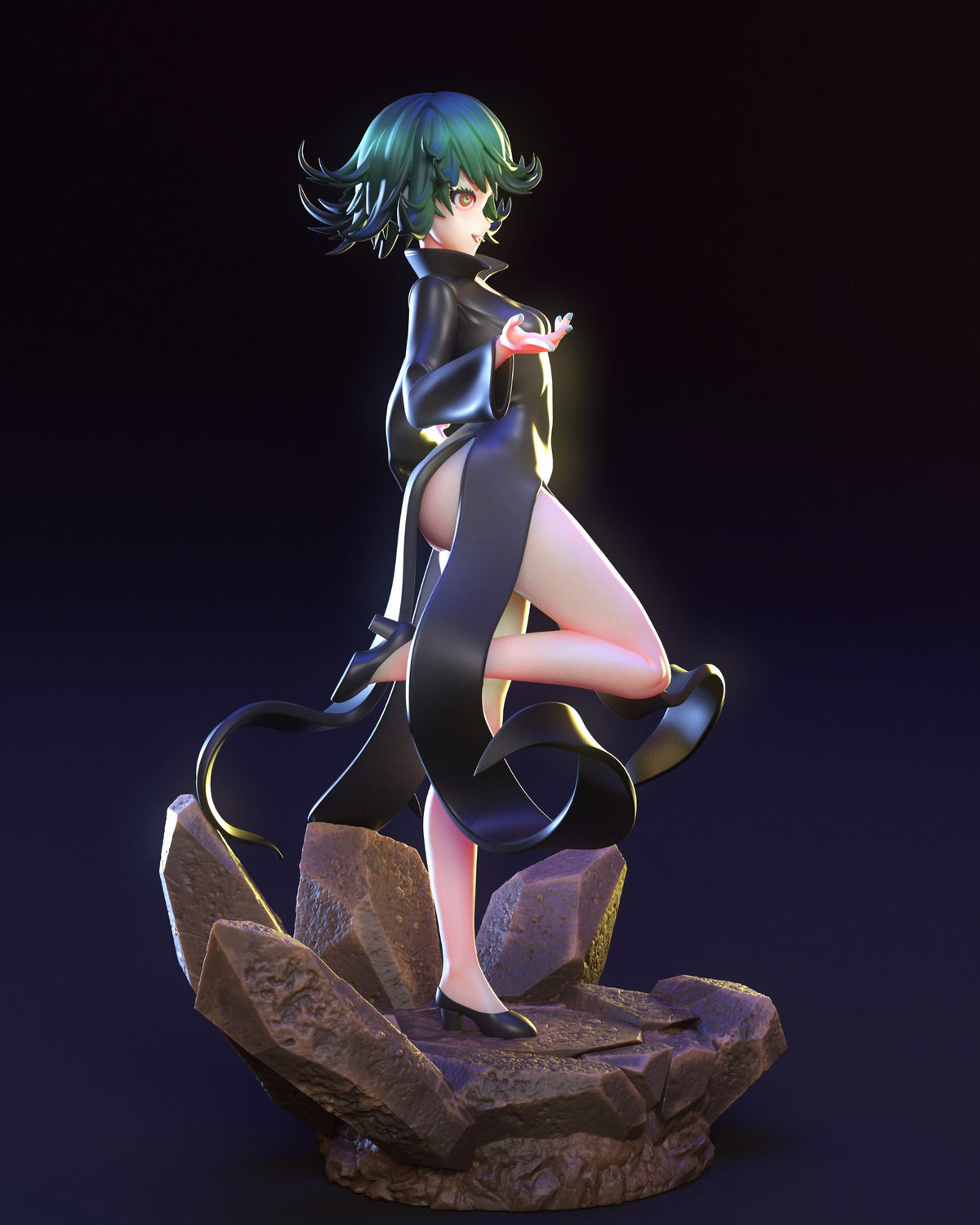 Tatsumaki resin figure