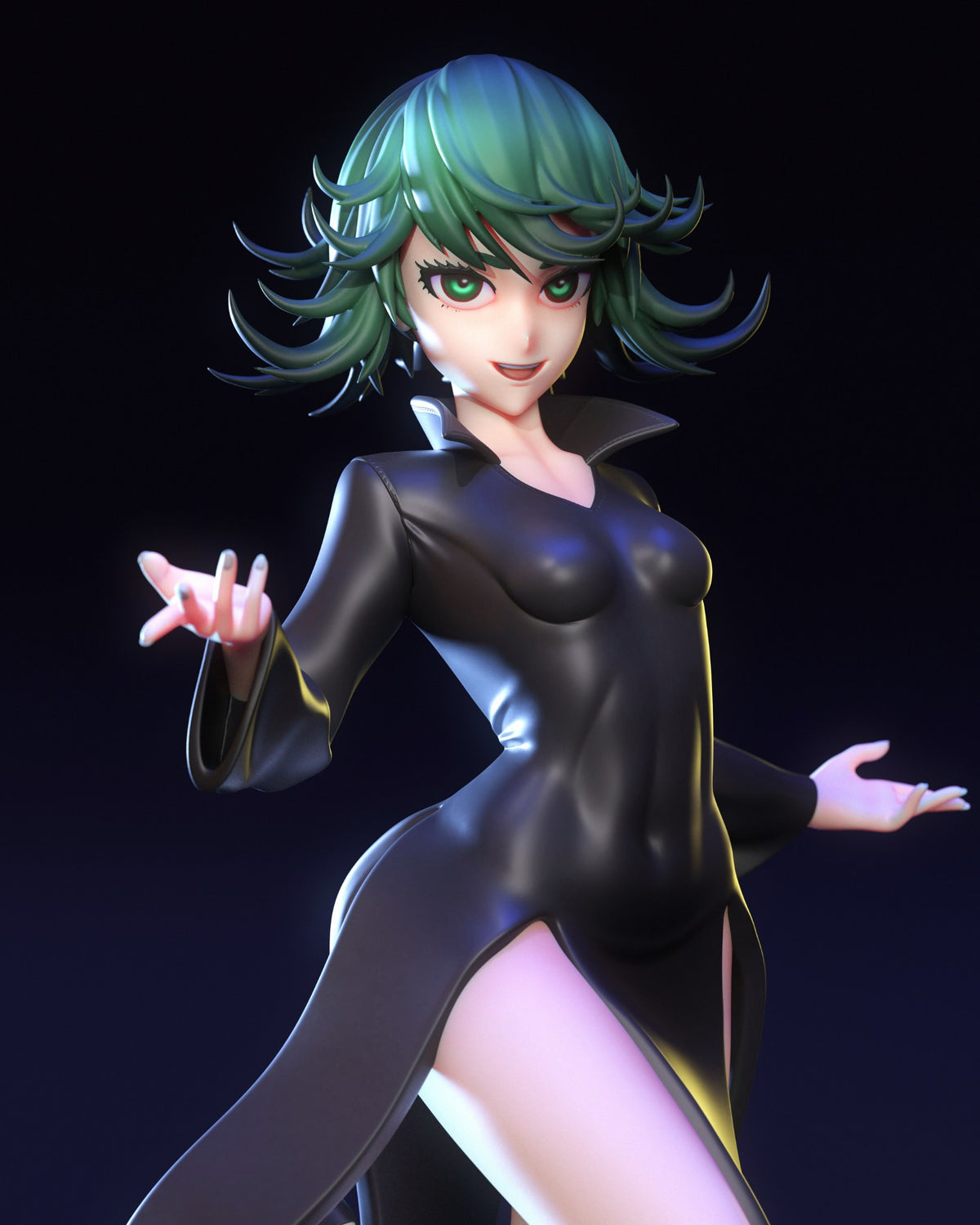 Tatsumaki resin figure
