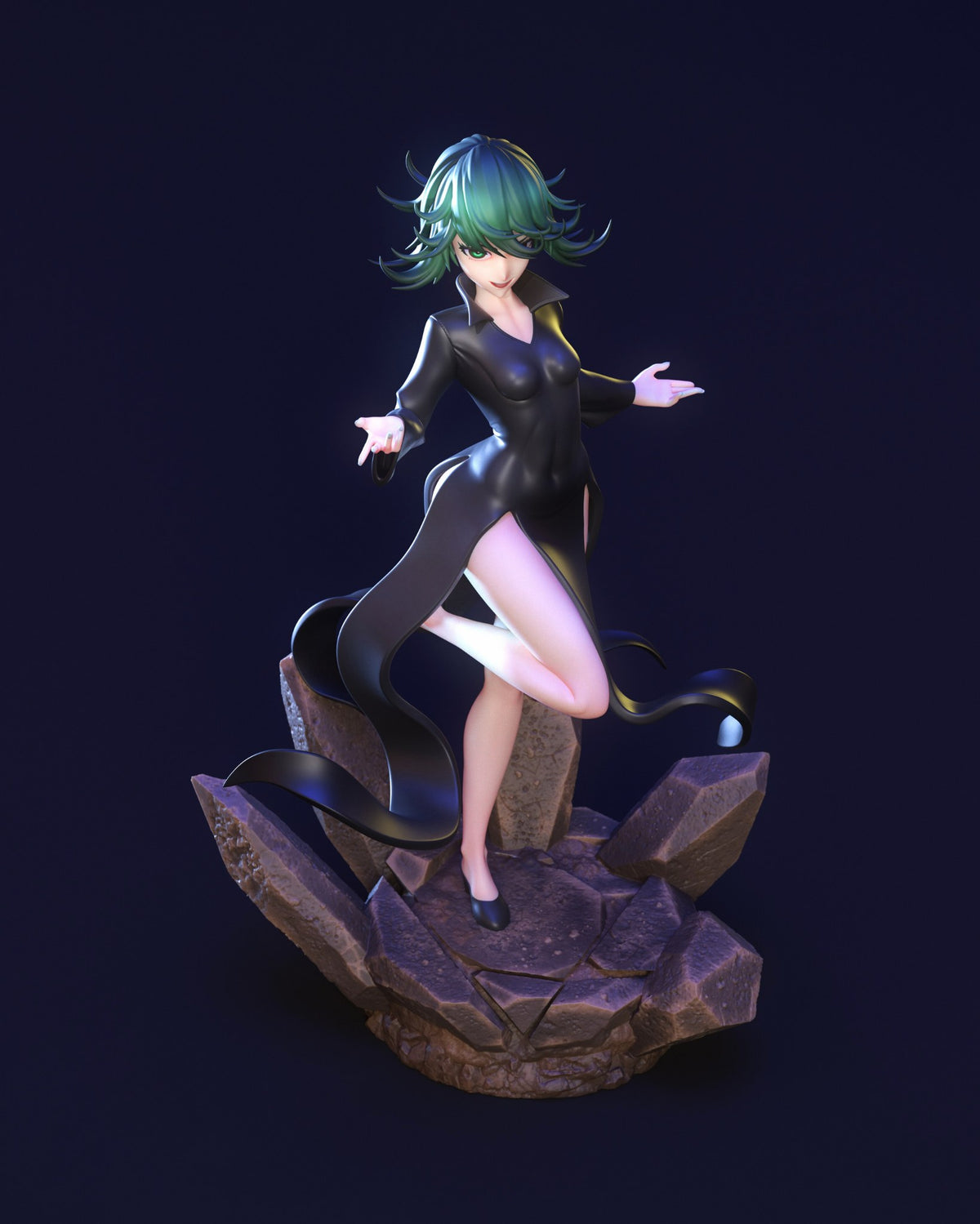 Tatsumaki resin figure