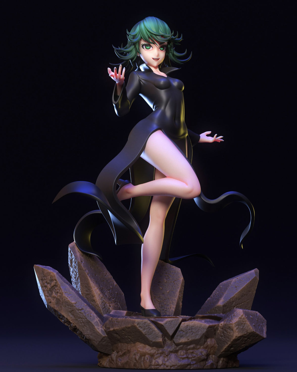 Tatsumaki resin figure
