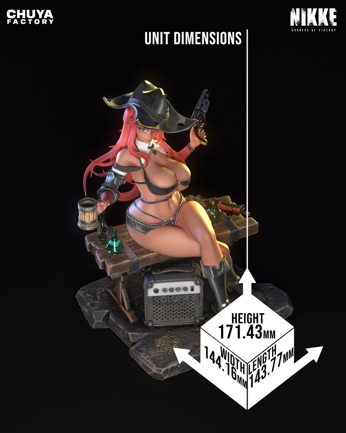 Volume (Cowgirl Edition) resin figure