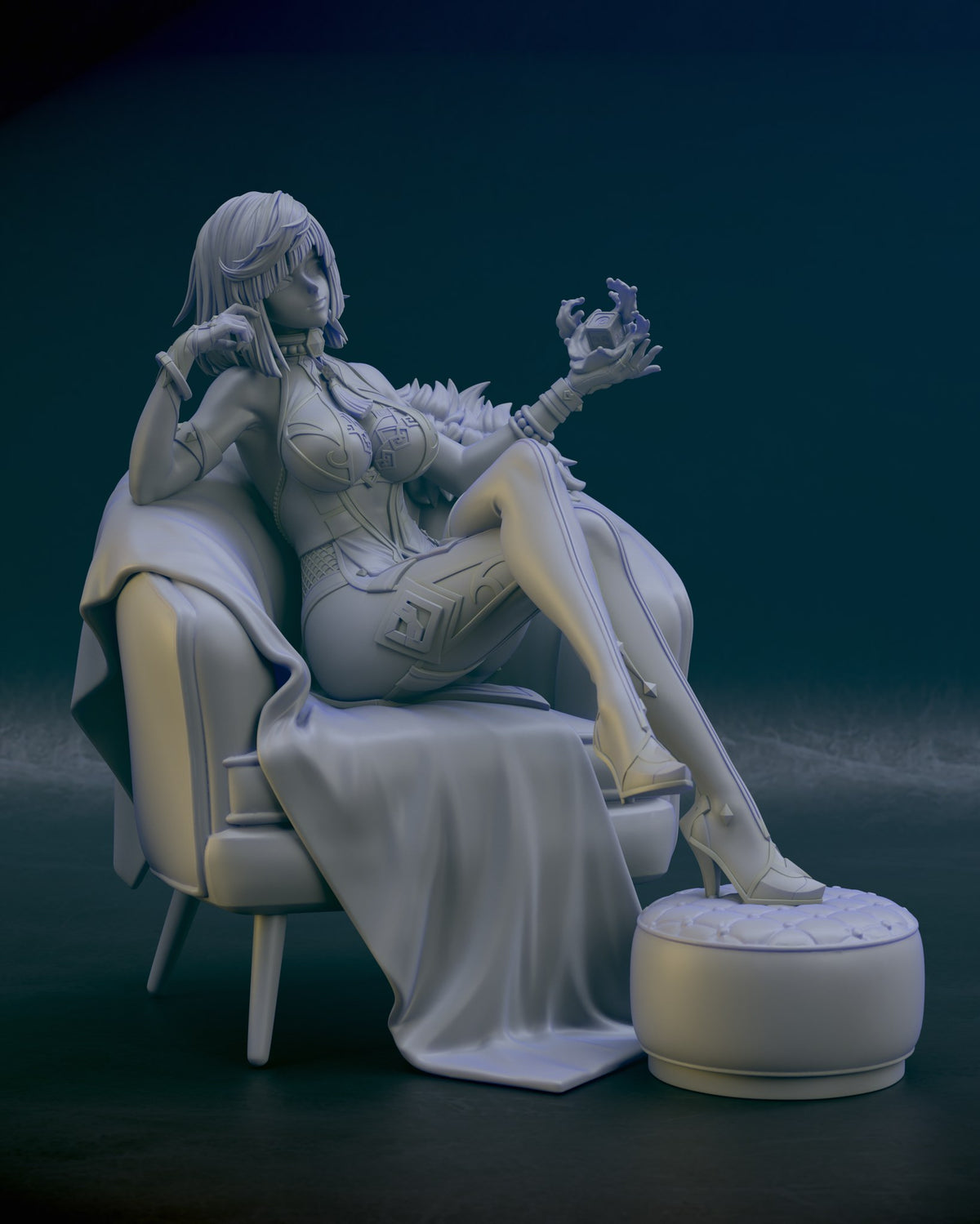 Yelan resin figure