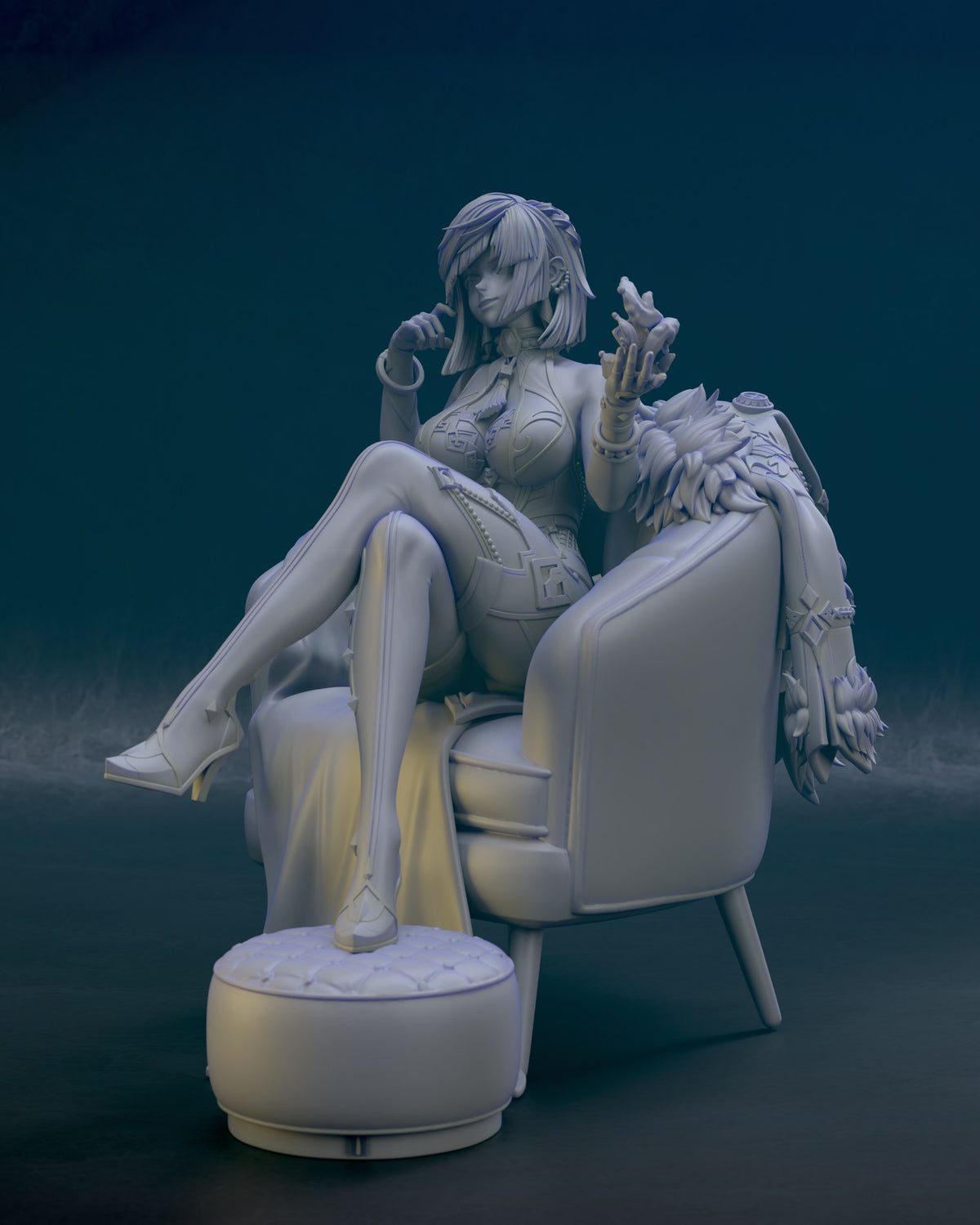 Yelan resin figure