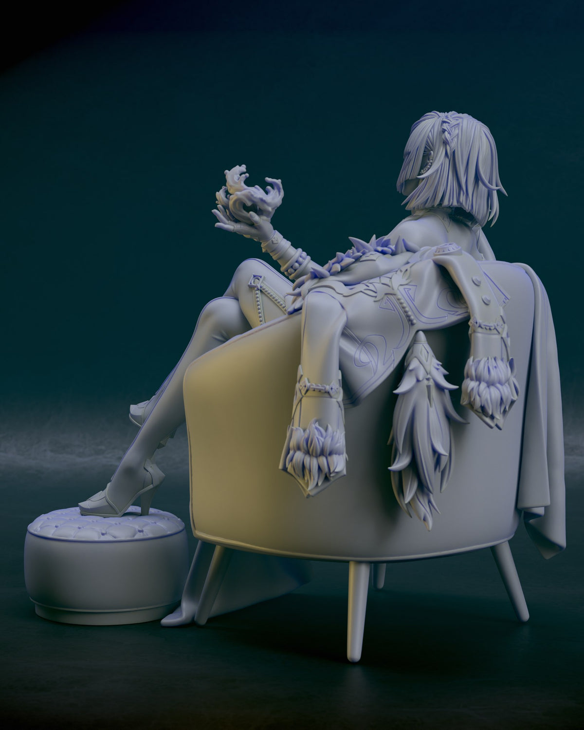 Yelan resin figure