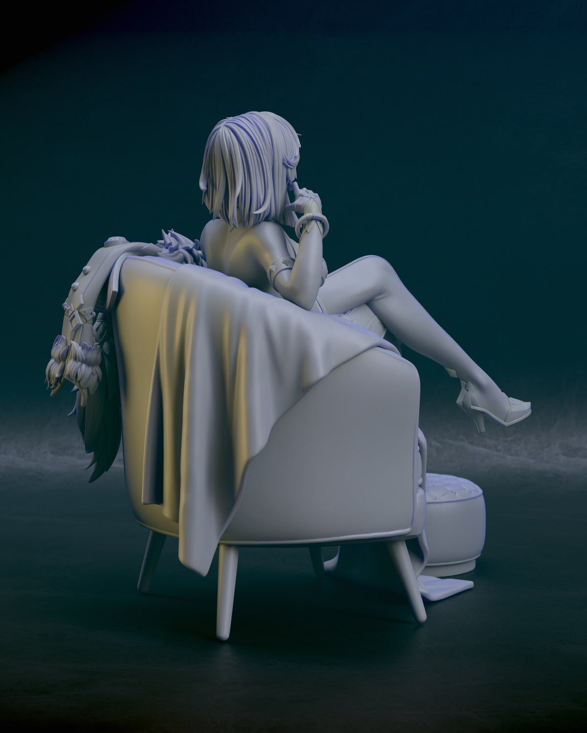 Yelan resin figure