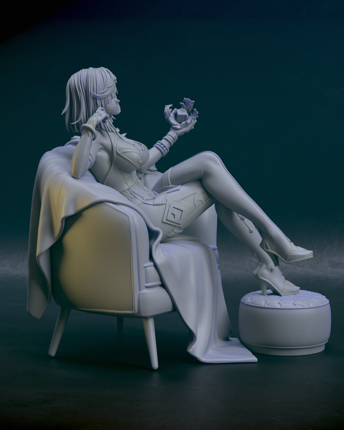 Yelan resin figure
