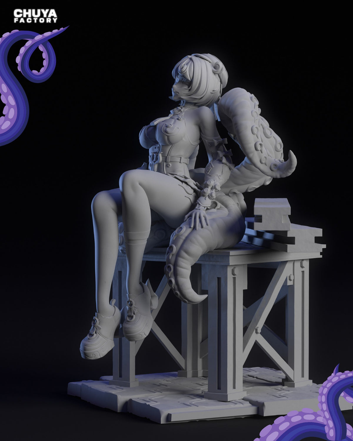 Yidhari resin figure