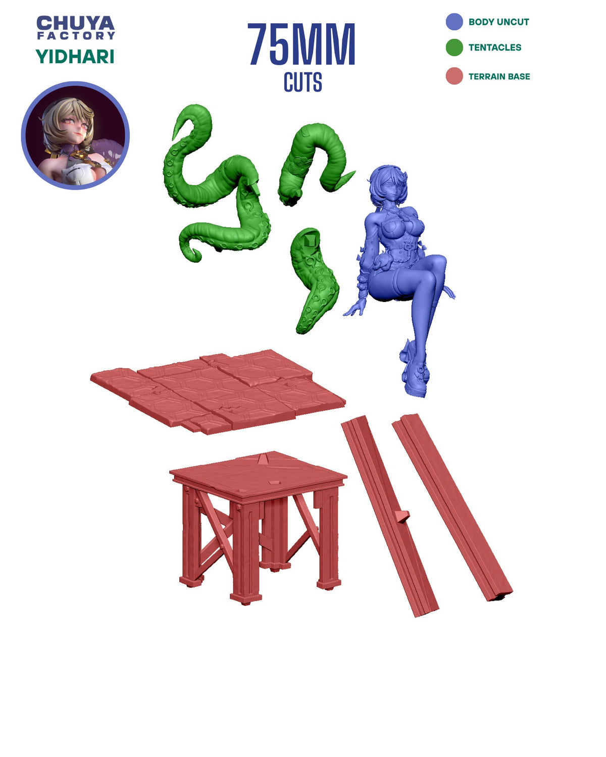 Yidhari resin figure