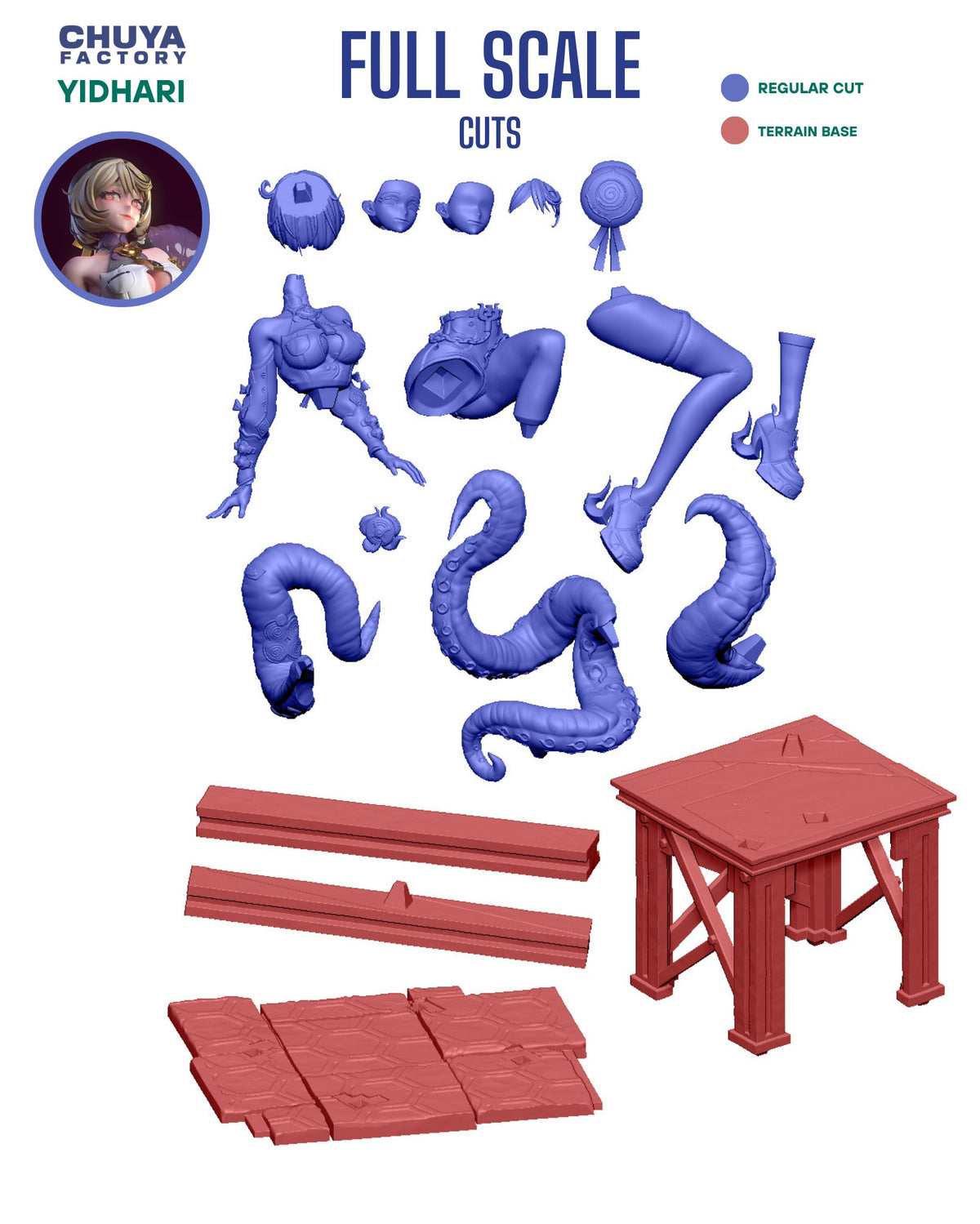 Yidhari resin figure