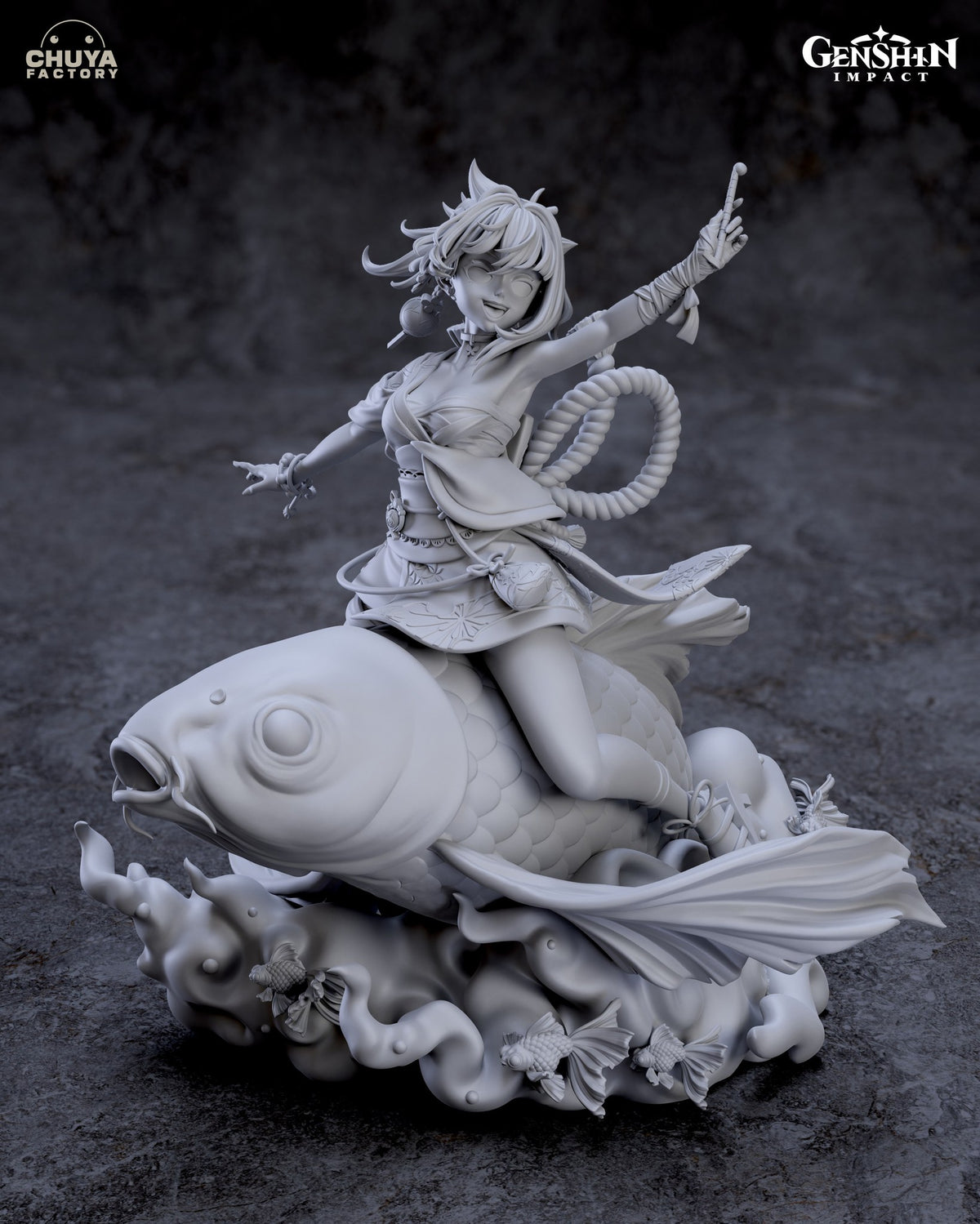 Yoimiya resin figure