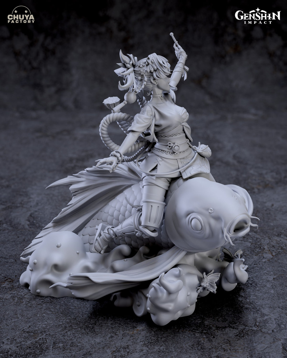 Yoimiya resin figure