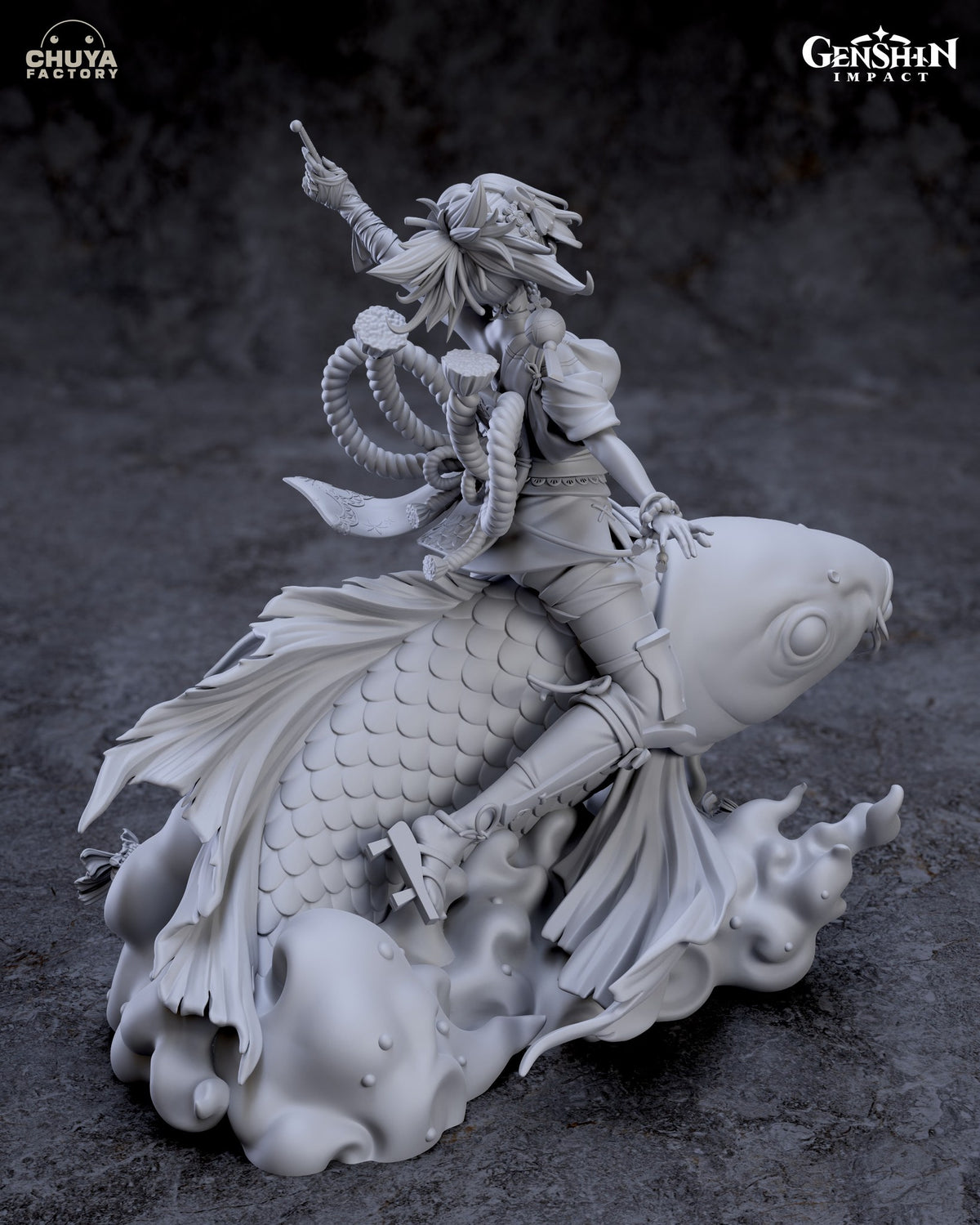 Yoimiya resin figure