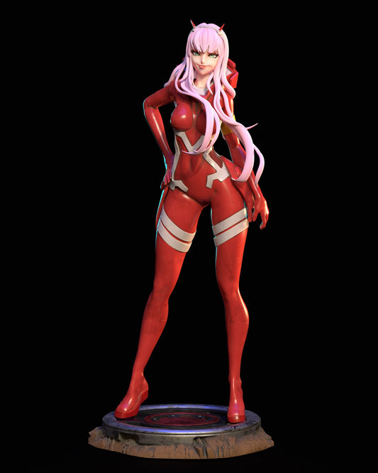 Zero-Two resin figure