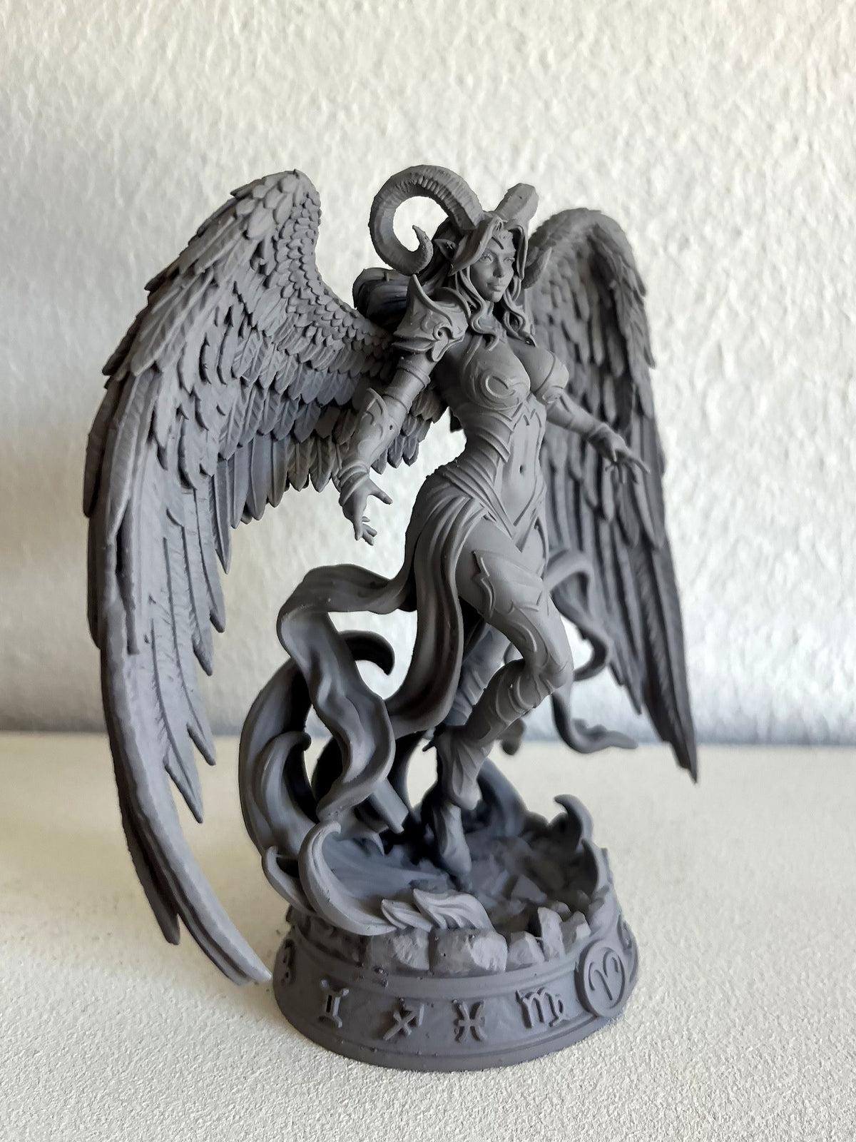 Aries resin figure