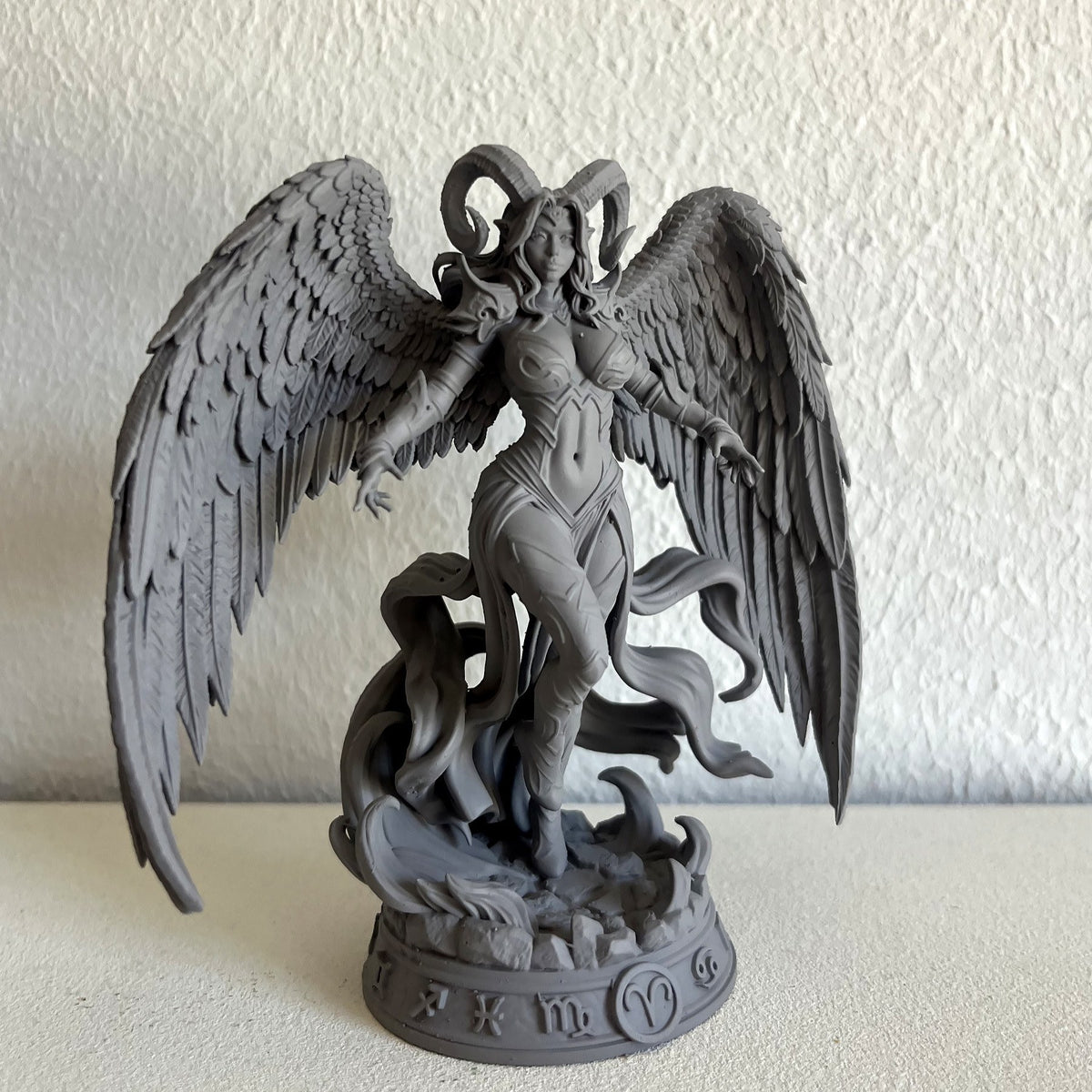 Aries resin figure