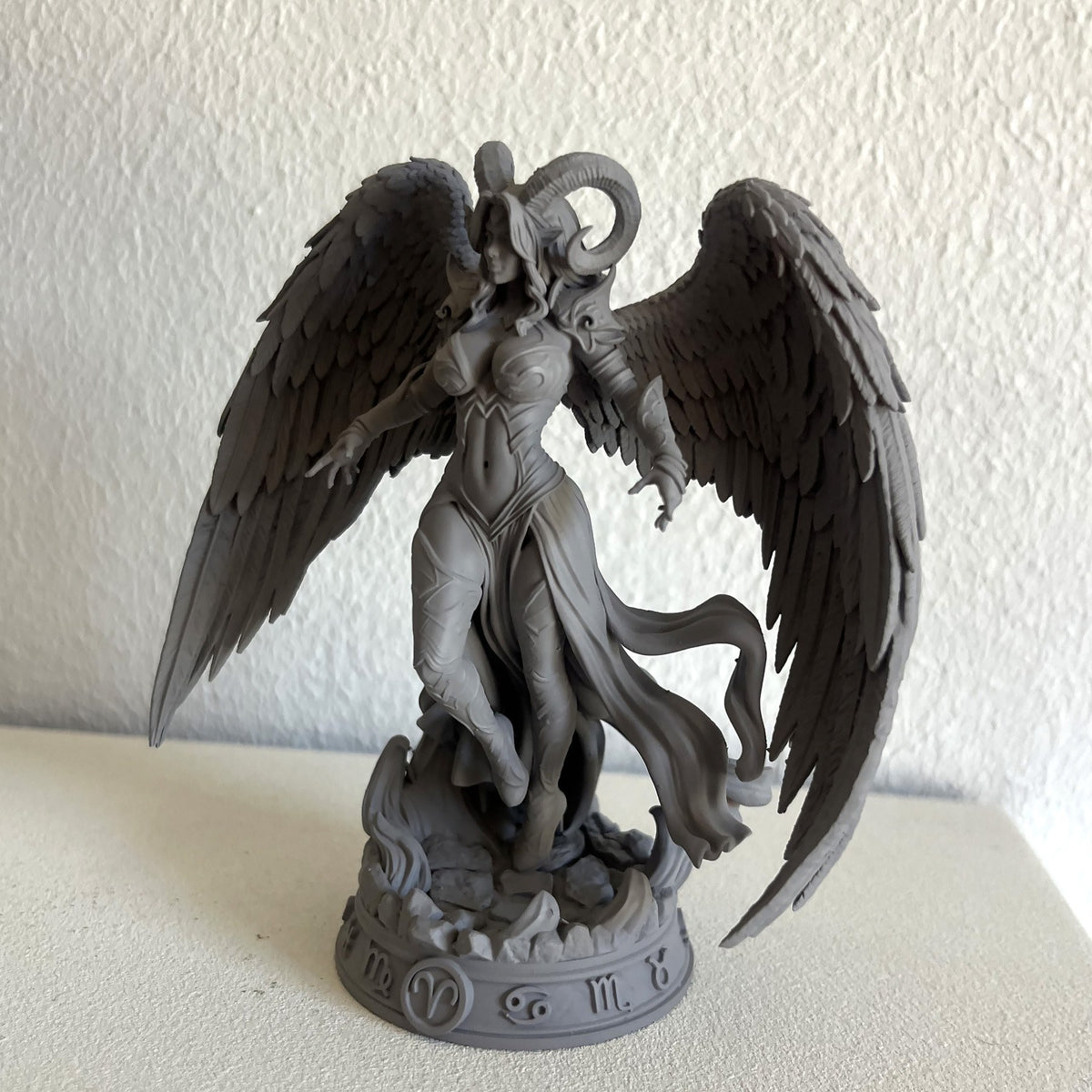 Aries resin figure