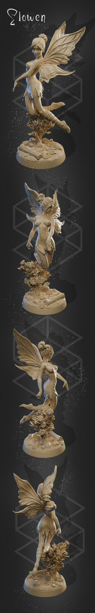 Elowen resin figure