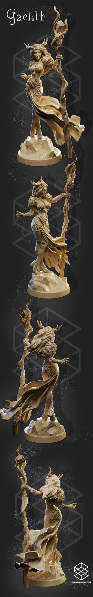 Gaelith resin figure