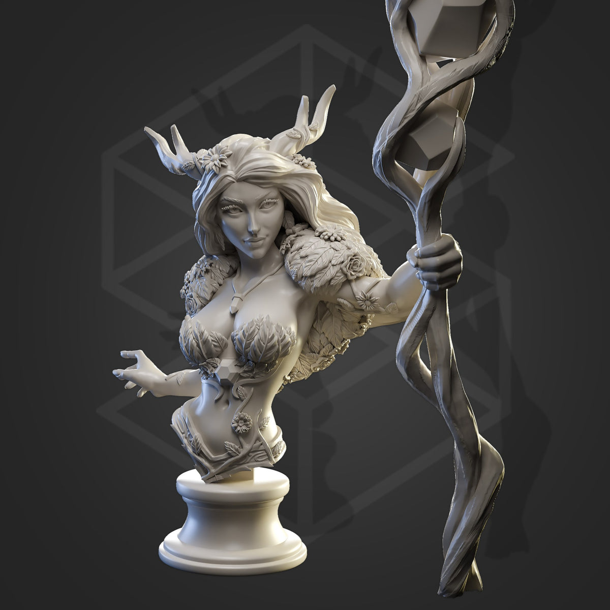Gaelith resin figure