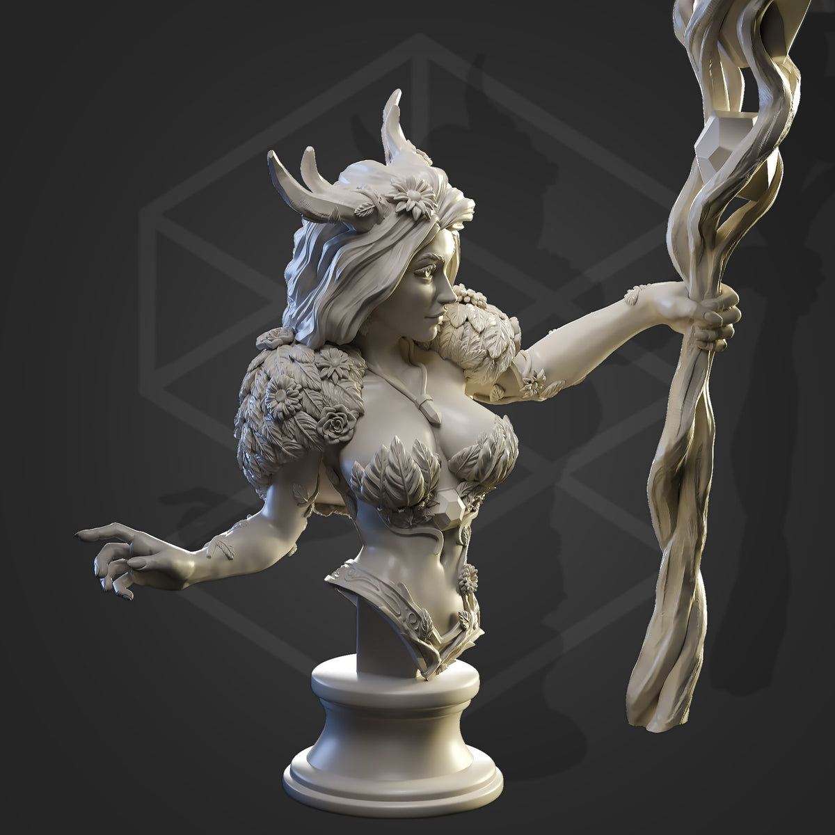 Gaelith resin figure