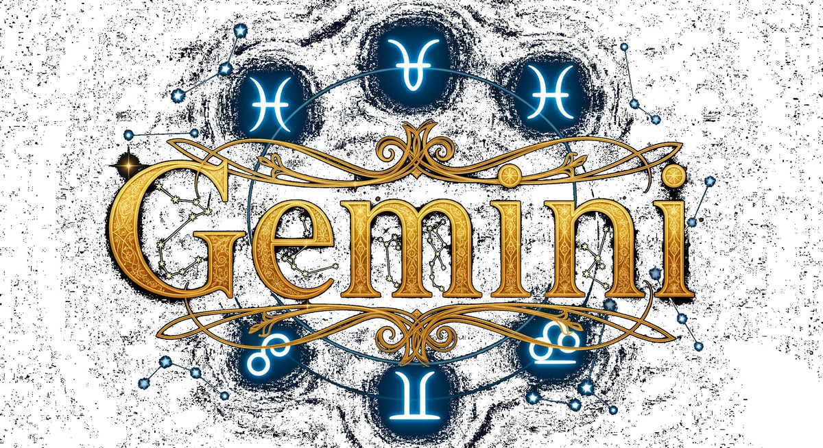 Gemini resin figure