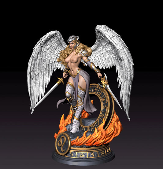 Leo resin figure