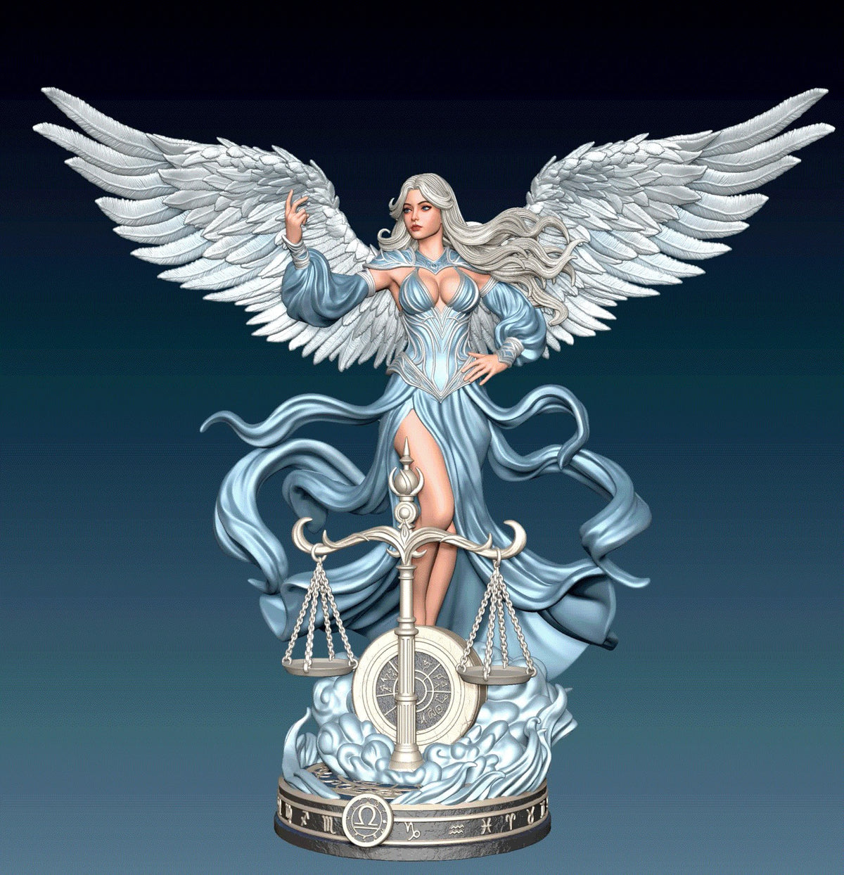 Libra resin figure