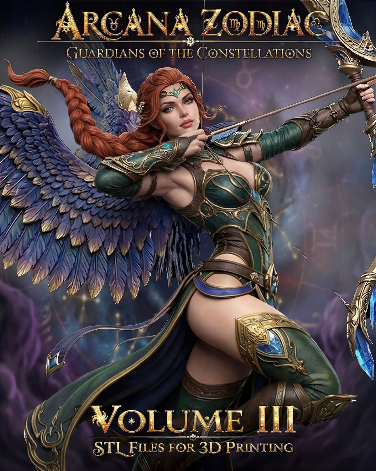 Sagittarius resin figure