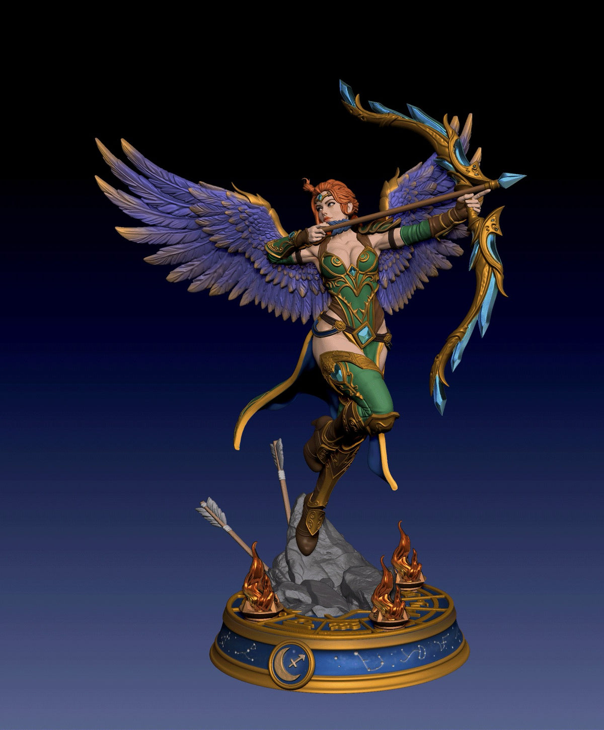 Sagittarius resin figure