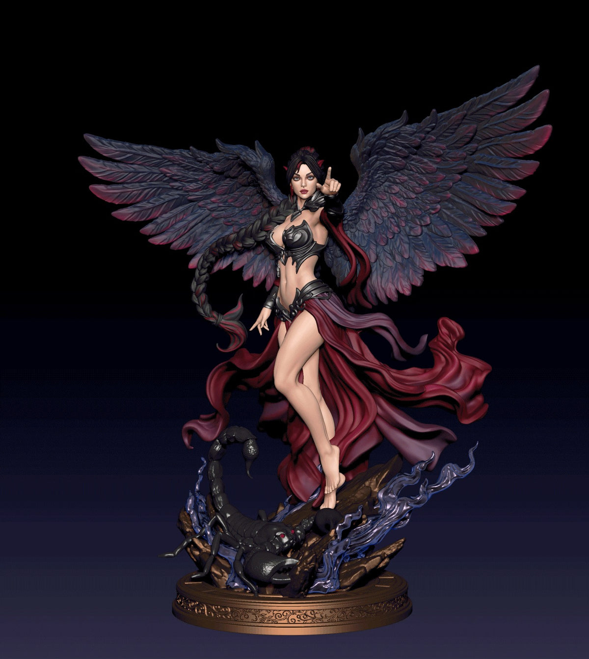 Scorpio resin figure