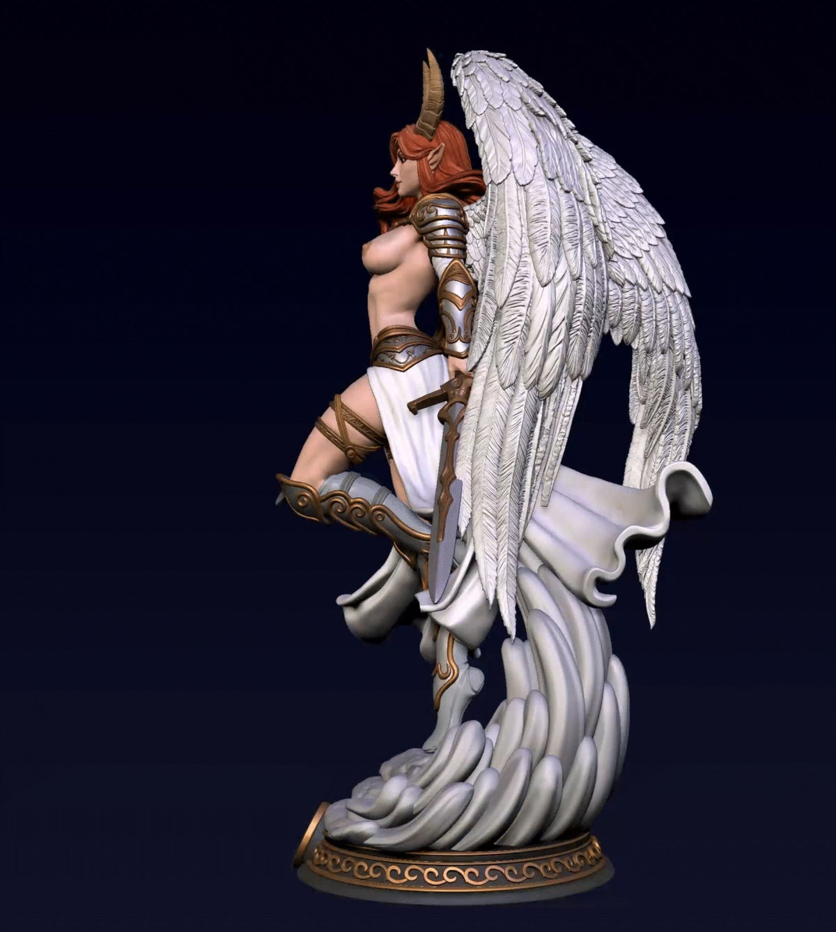 Taurus resin figure
