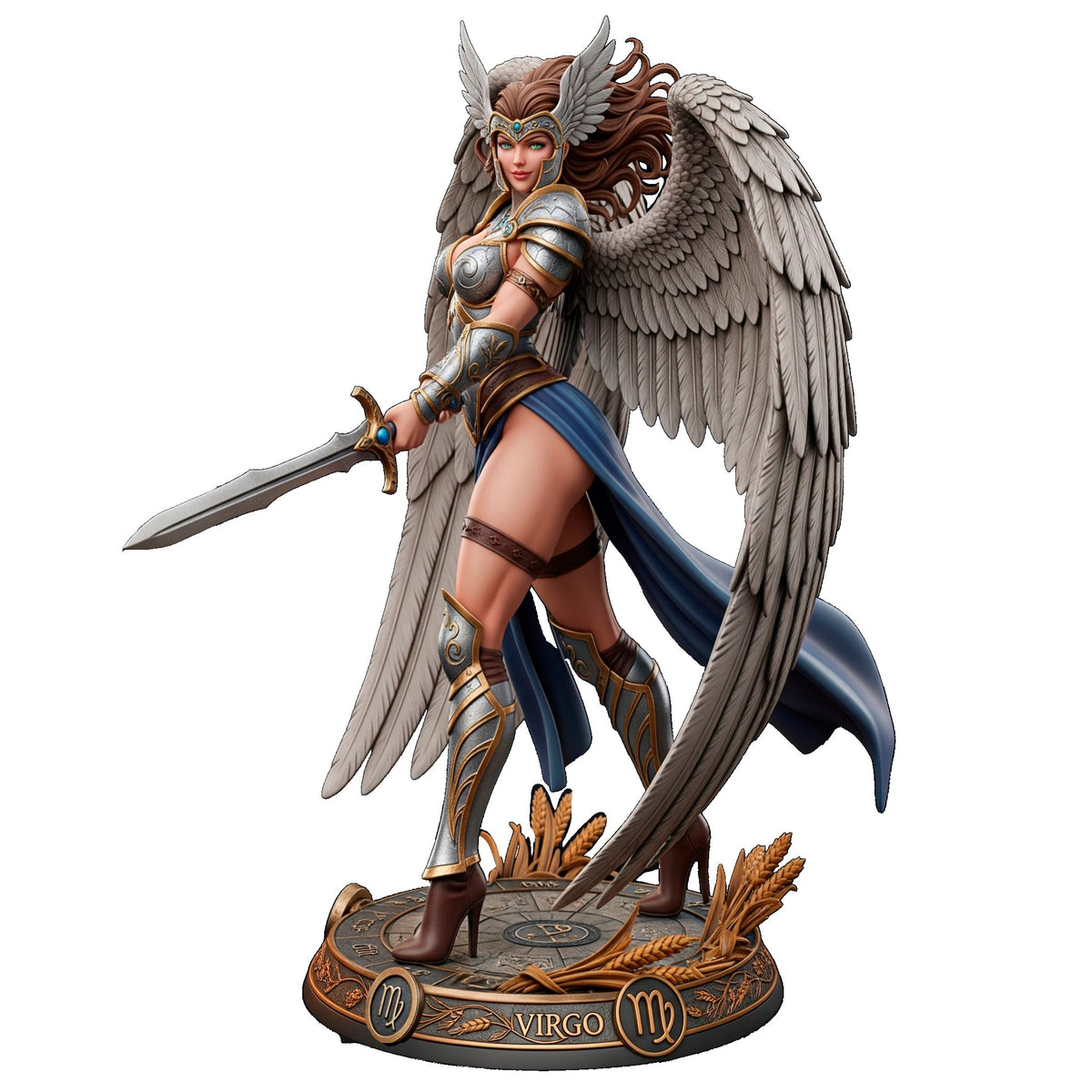 Virgo resin figure