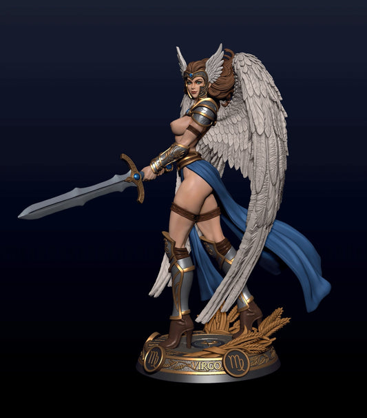 Virgo resin figure