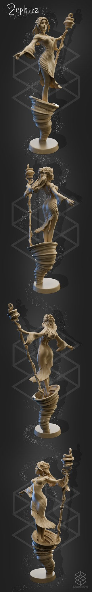 Zephira resin figure