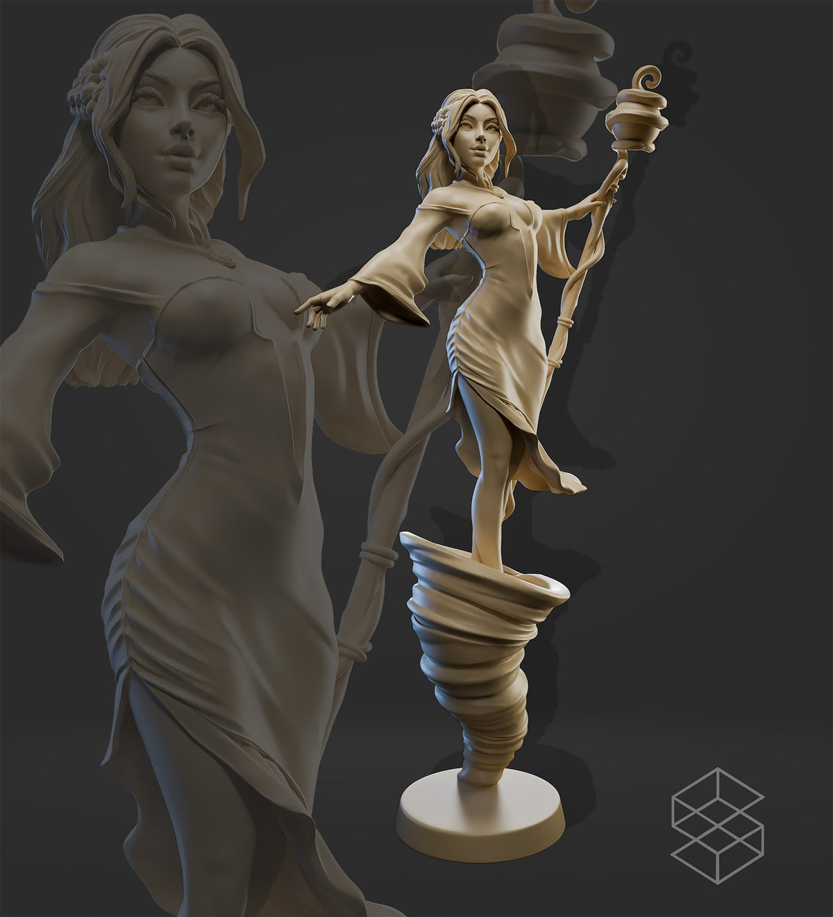 Zephira resin figure