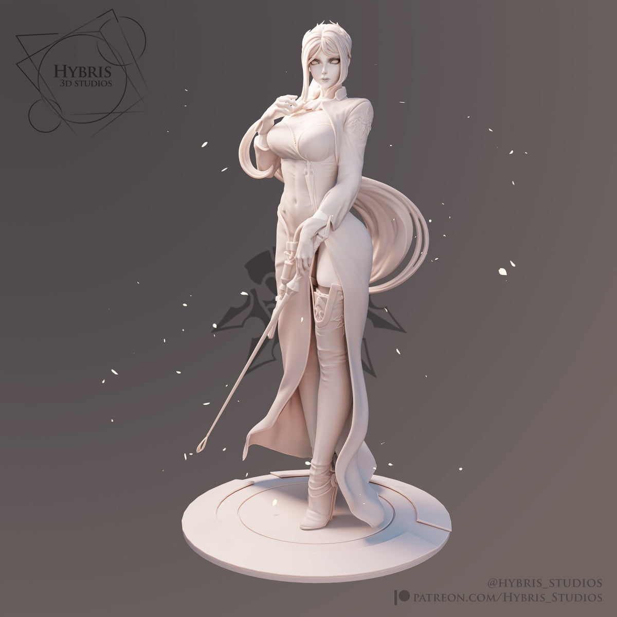 Yorha Commander White resin figure