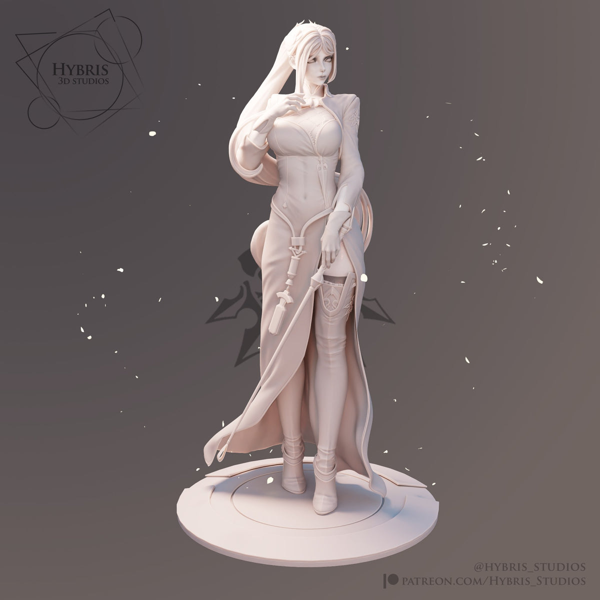 Yorha Commander White resin figure
