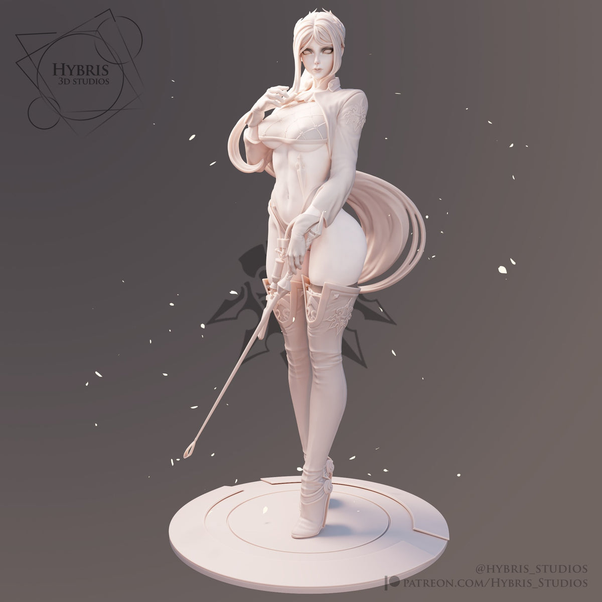 Yorha Commander White resin figure
