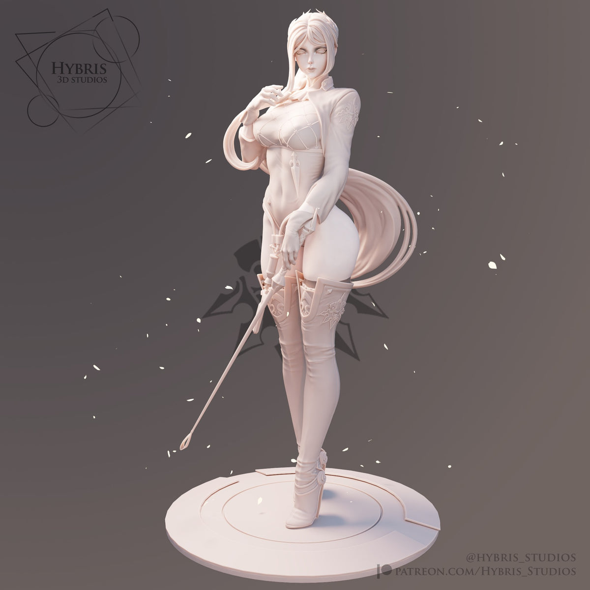Yorha Commander White resin figure