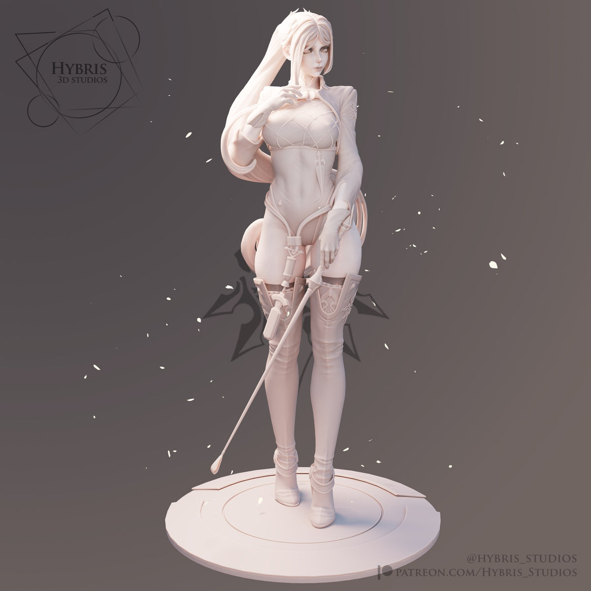 Yorha Commander White resin figure