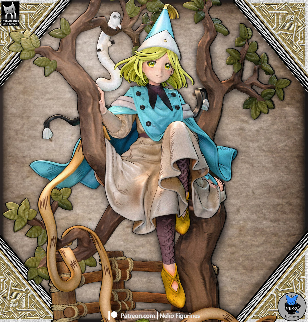 Coco (Witch Hat Atelier) resin figure
