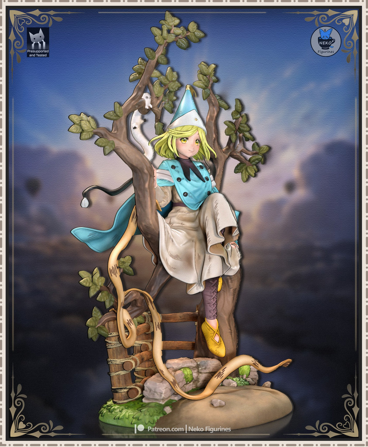 Coco (Witch Hat Atelier) resin figure