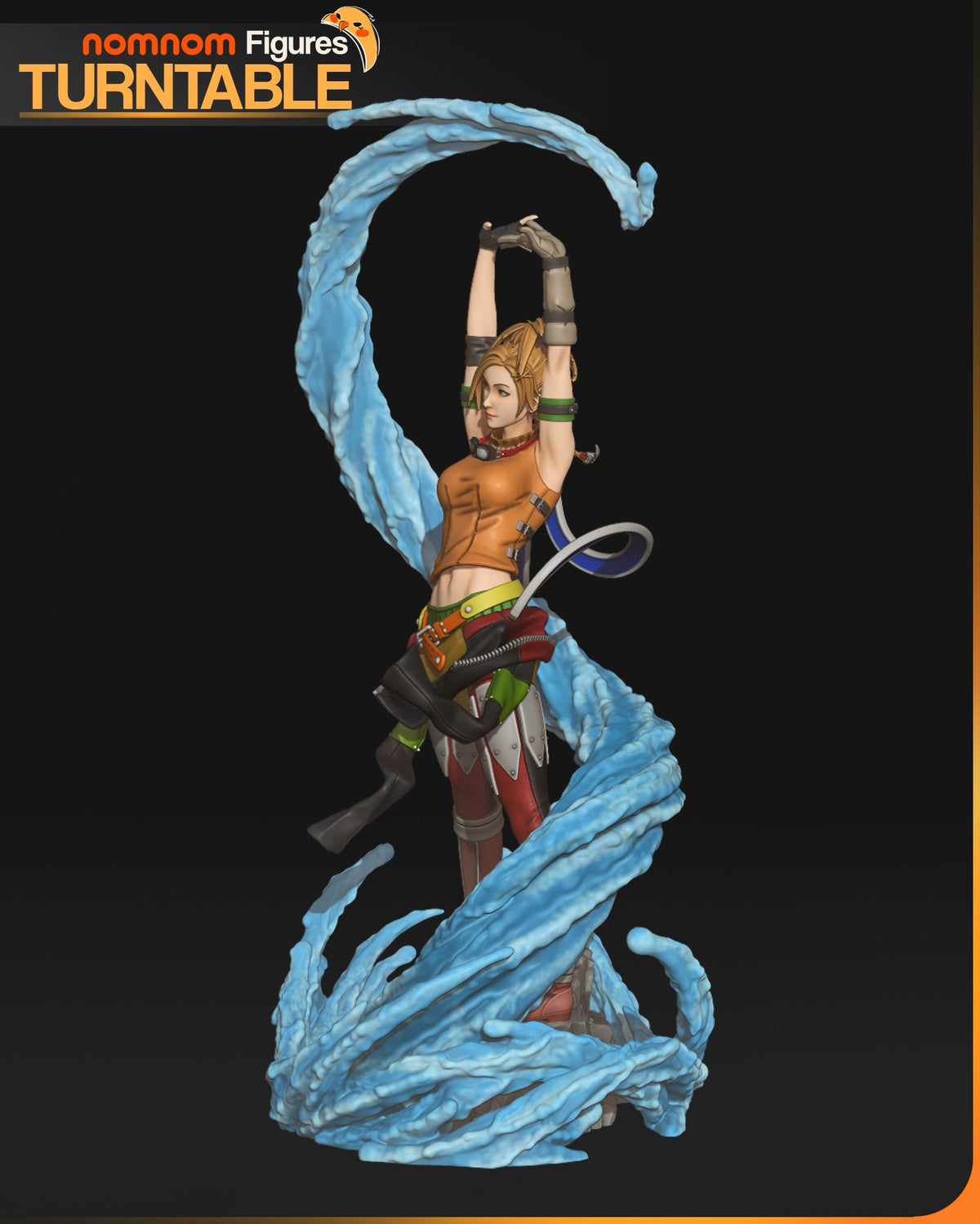 Rikku resin figure