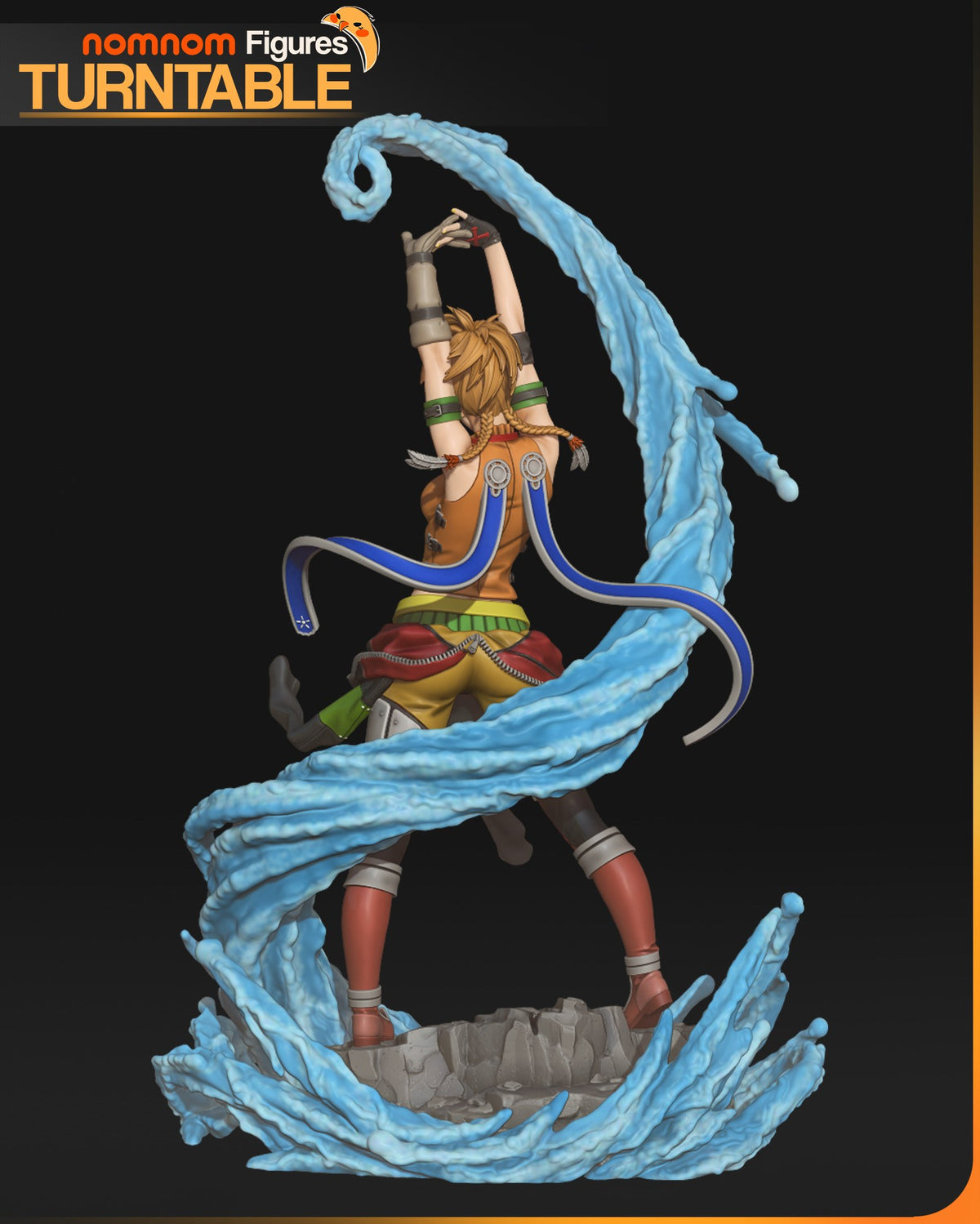Rikku resin figure
