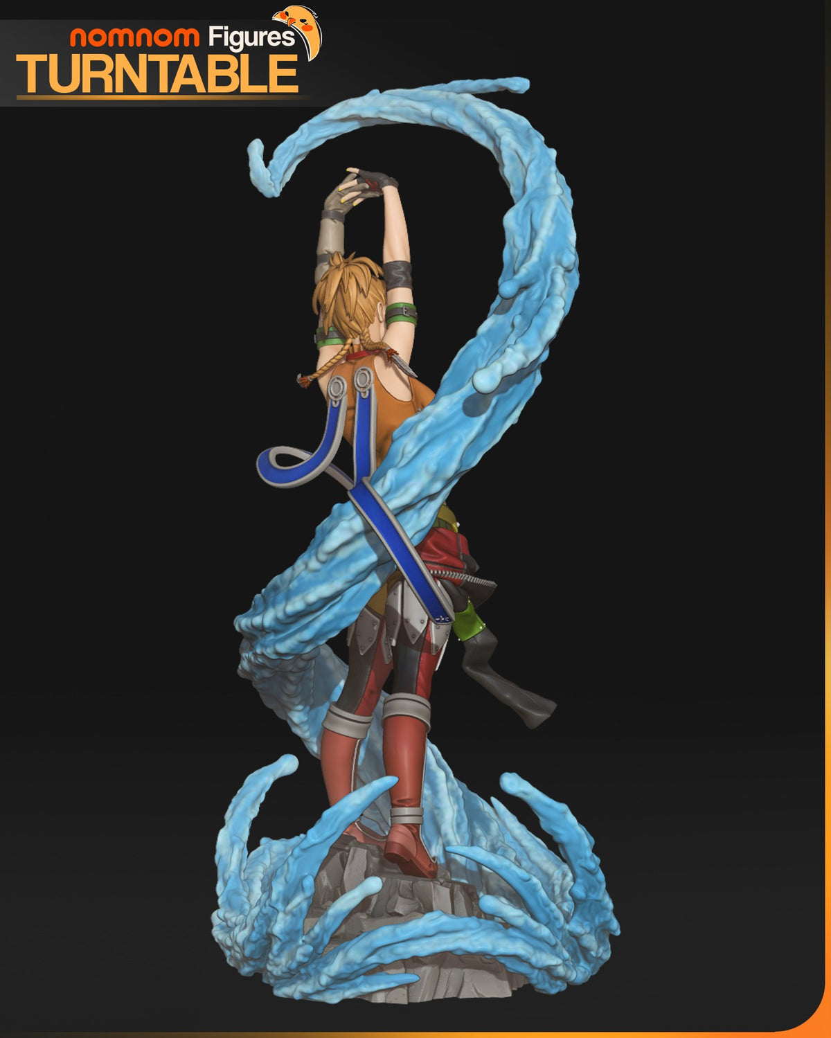 Rikku resin figure