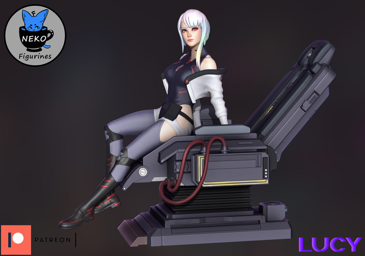Lucy (Cyberpunk Edgerunners) resin figure