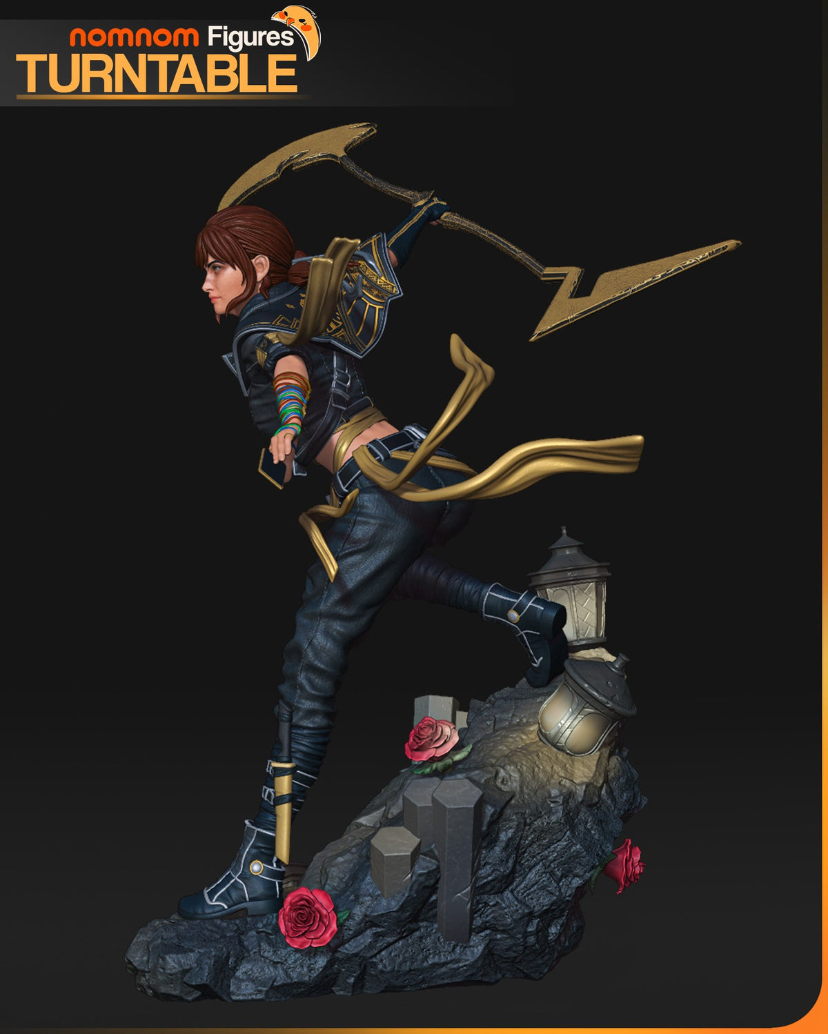 Sciel resin figure