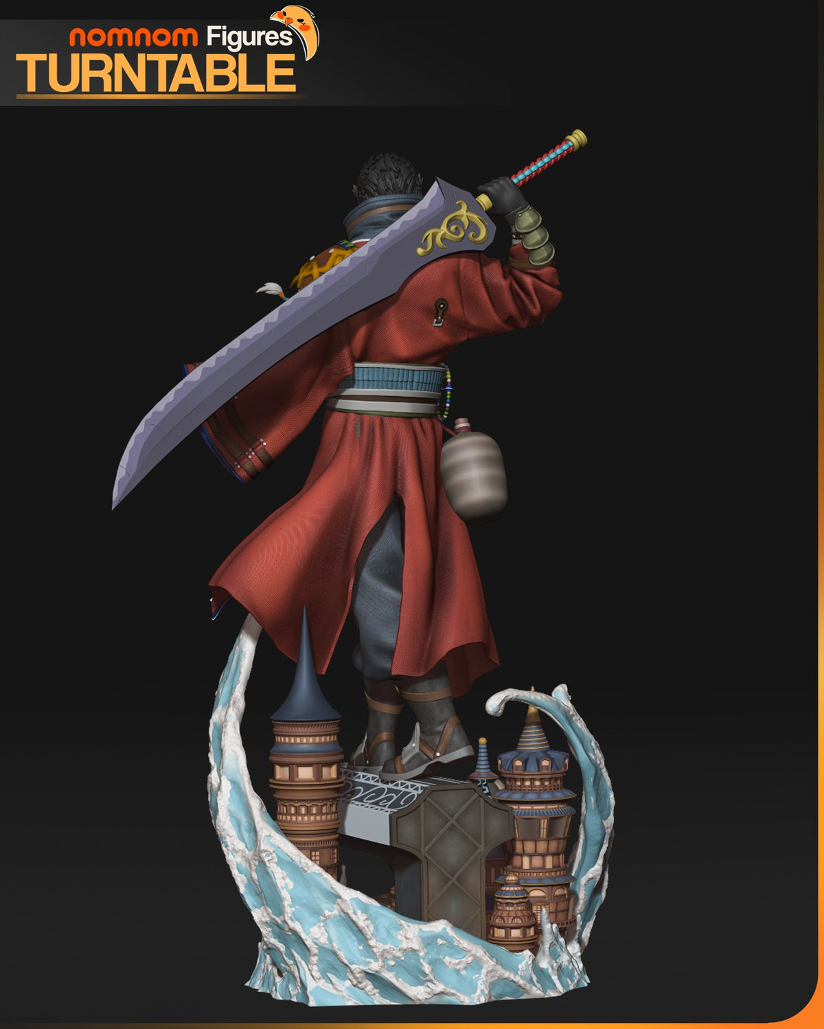Auron resin figure