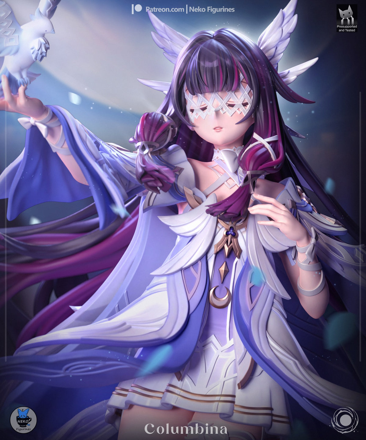 Columbina (Genshin Impact) resin figure