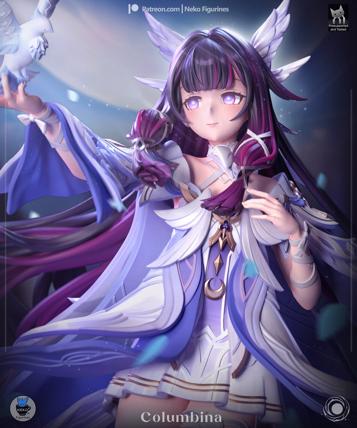 Columbina (Genshin Impact) resin figure